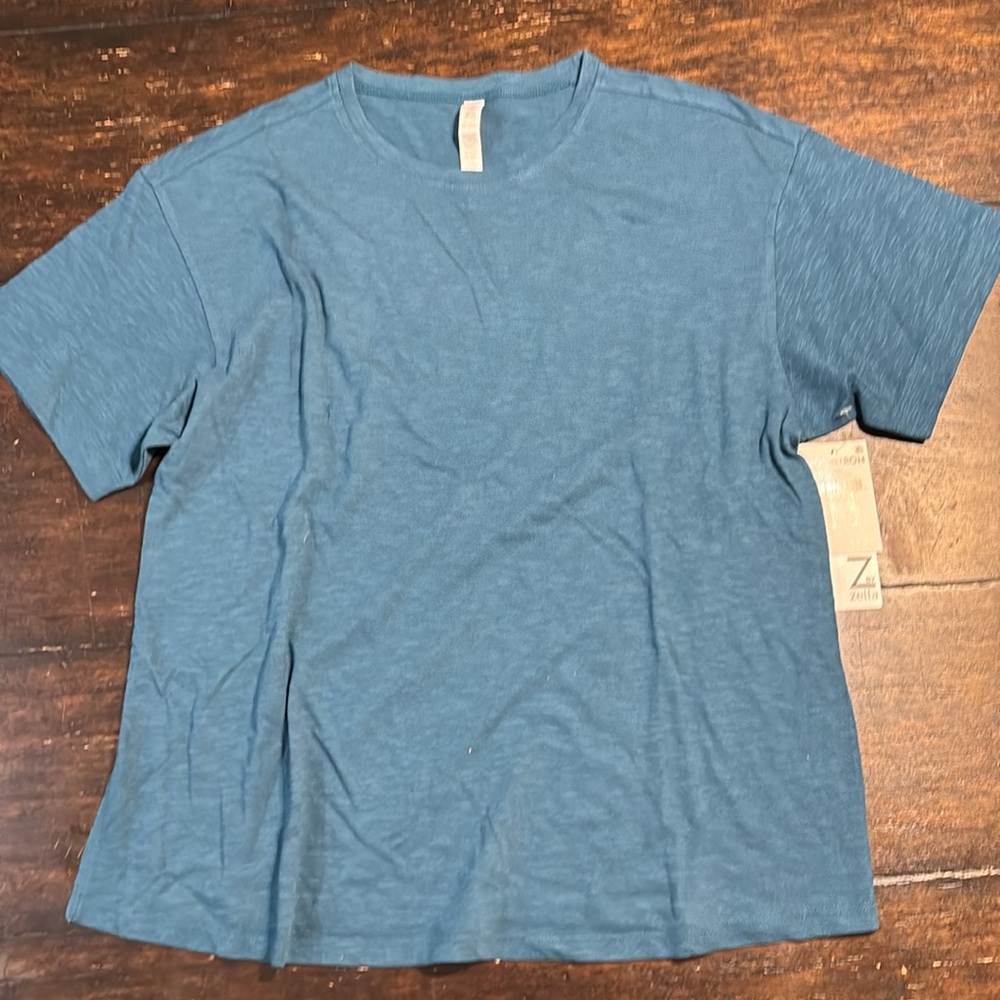Z by Zelle Woman’s “Seagate Teal” Slouchy T-shirt. Size XS - New with Tags!